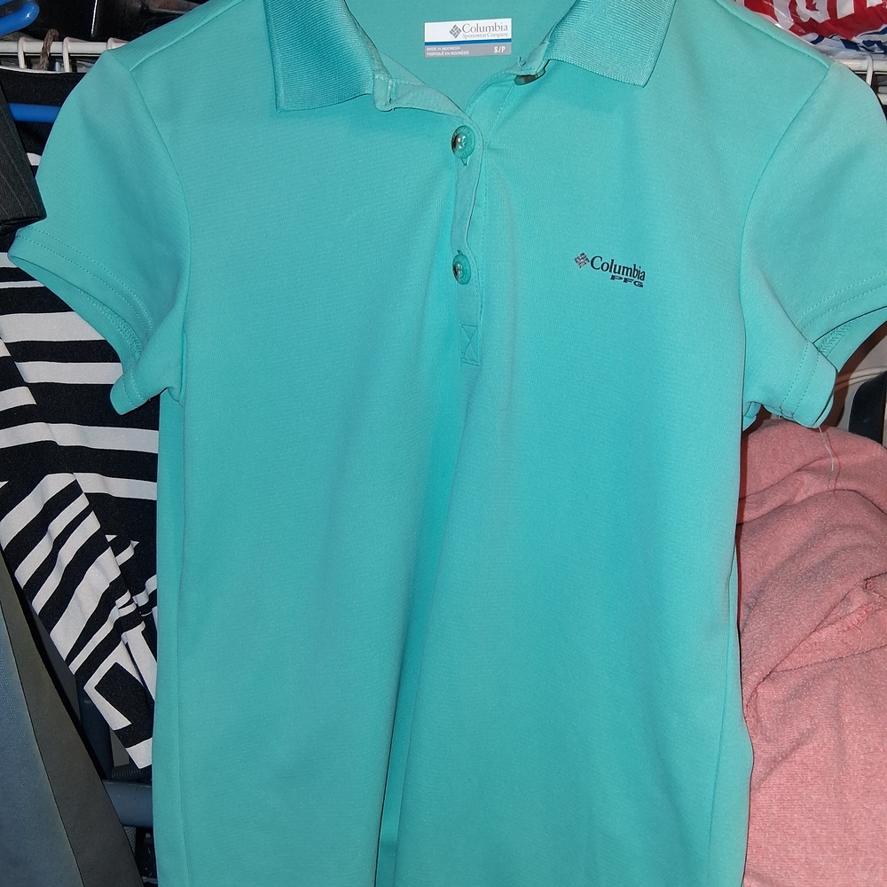 Columbia Kids' Aqua Polo Shirt